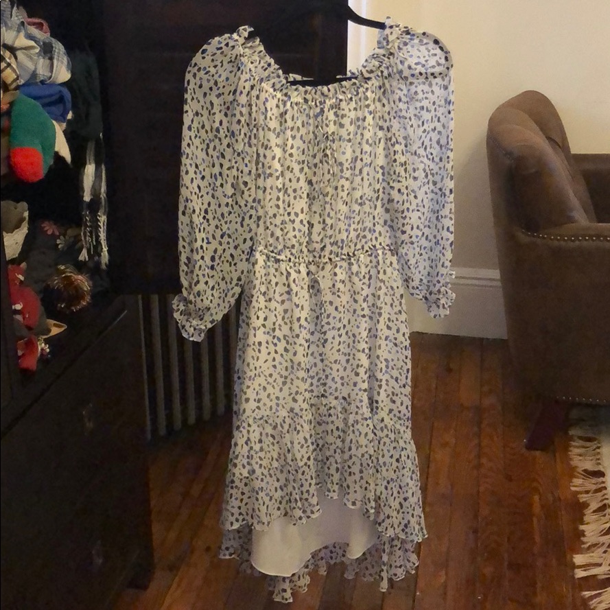 Diane Von Furstenberg Camila Animal Silk Dress